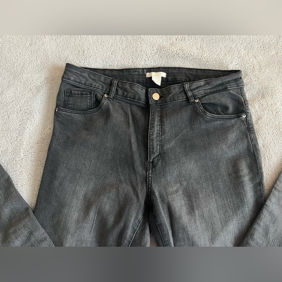 Black H&M Women’s Skinny Jeans Size 14 - Picture 5 of 11